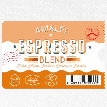 Moliendo Amalfi Espresso Blend Kahve 250 gr.