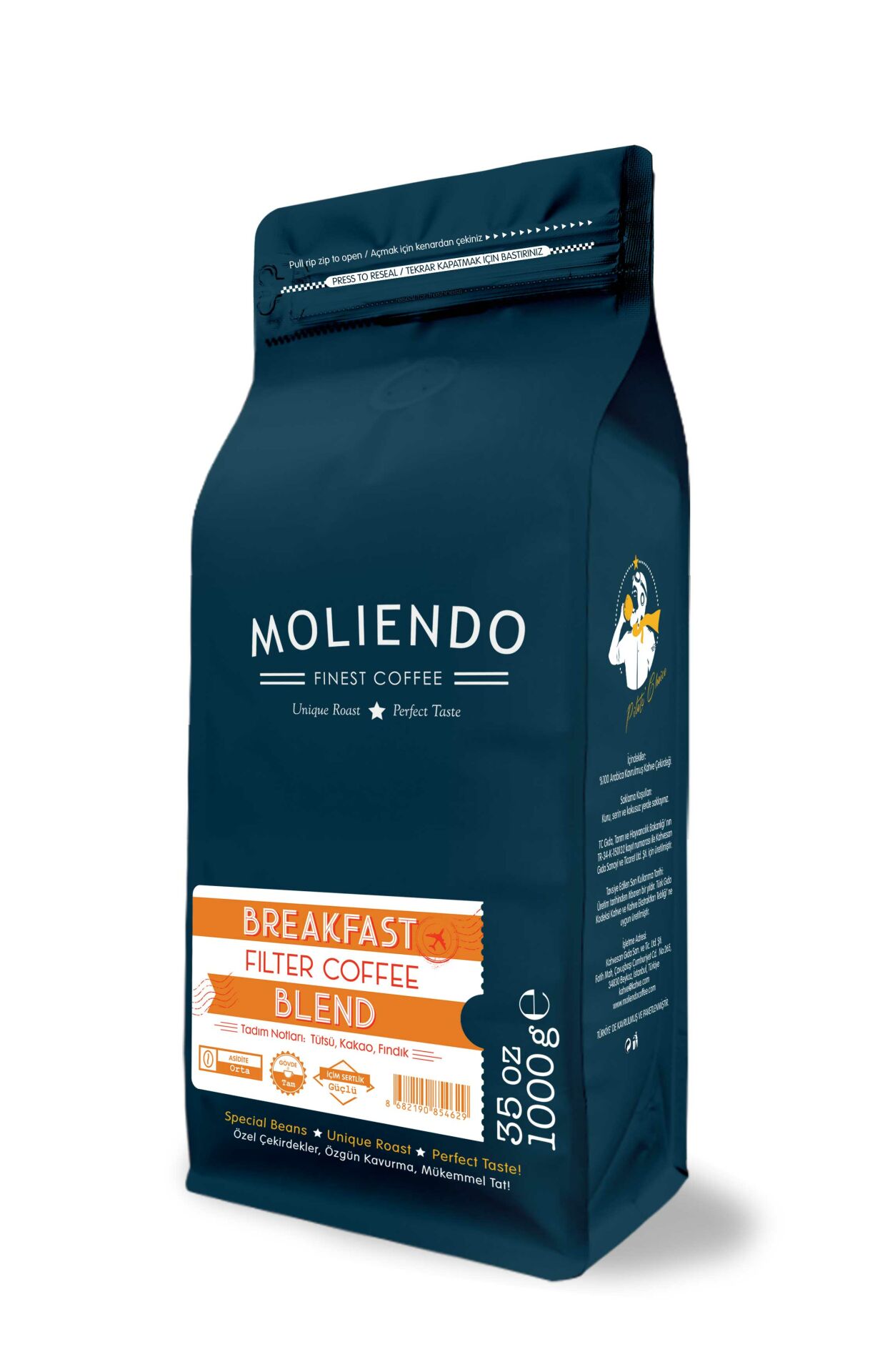 Moliendo Breakfast Blend Filtre Kahve 1000 gr.