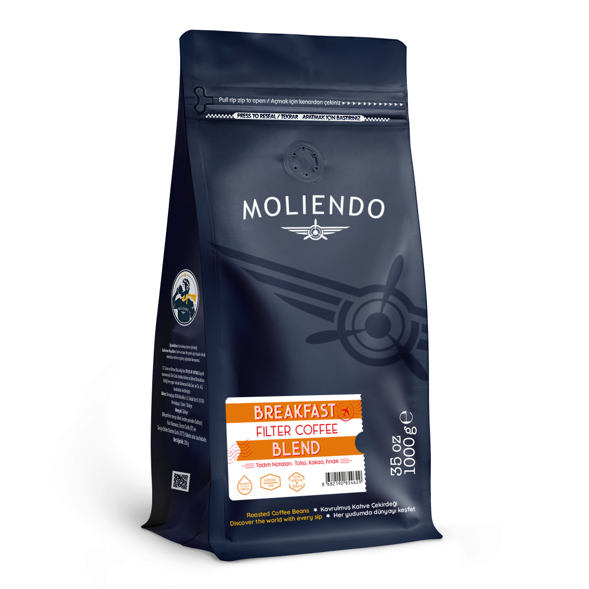 Moliendo Breakfast Blend Filtre Kahve 1000 gr.