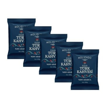 Moliendo Klasik Türk Kahvesi 100 g 5'li Avantaj Paketi