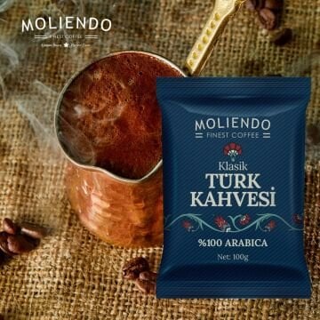 Moliendo Klasik Türk Kahvesi 100 g 10'lu Avantaj Paketi