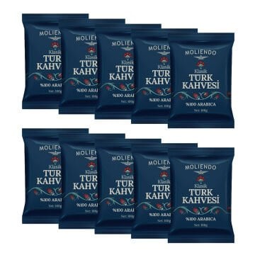 Moliendo Klasik Türk Kahvesi 100 g 10'lu Avantaj Paketi