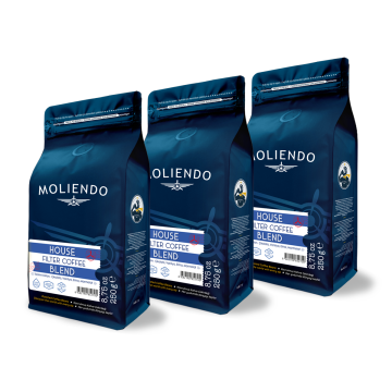 Moliendo House Blend Avantaj Paketi 3x250 g