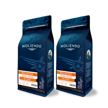 Moliendo Breakfast Blend Avantaj Paketi 2x1000 g 