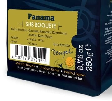Moliendo Panama SHB Boquete Yöresel Kahve 250 gr.