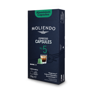 Moliendo Kapsül Deneyim Seti 3x10 Nespresso Uyumlu Alüminyum Kapsül 30 Adet