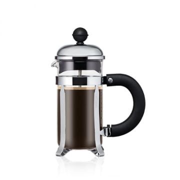 Bodum Chambord Kalın Tutacaklı French Press Gümüş 3 Cup 350 ml