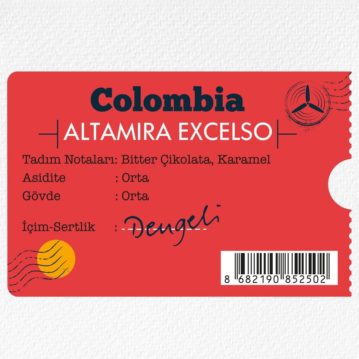 Moliendo Colombia Altamira Excelso Yöresel Kahve 250 gr.