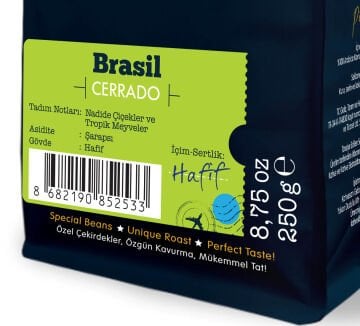Moliendo Brasil Cerrado Yöresel Kahve 250 gr.