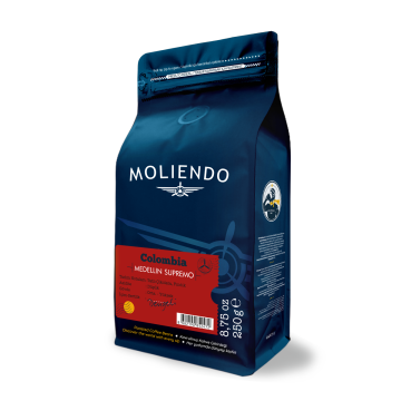 Moliendo Colombia Medellin Supremo Yöresel Kahve 250 gr.