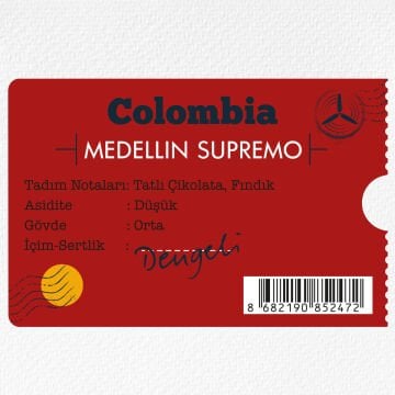 Moliendo Colombia Medellin Supremo Yöresel Kahve 250 gr.