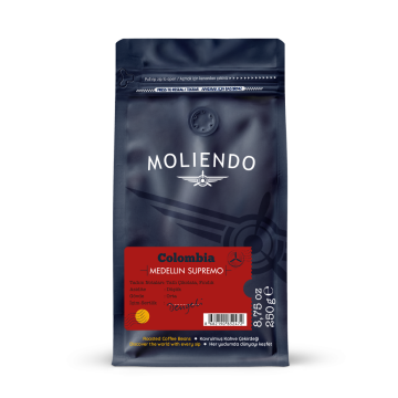 Moliendo Colombia Medellin Supremo Yöresel Kahve 250 gr.