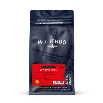 Moliendo Colombia Supremo Huila Yöresel Kahve 250 gr.