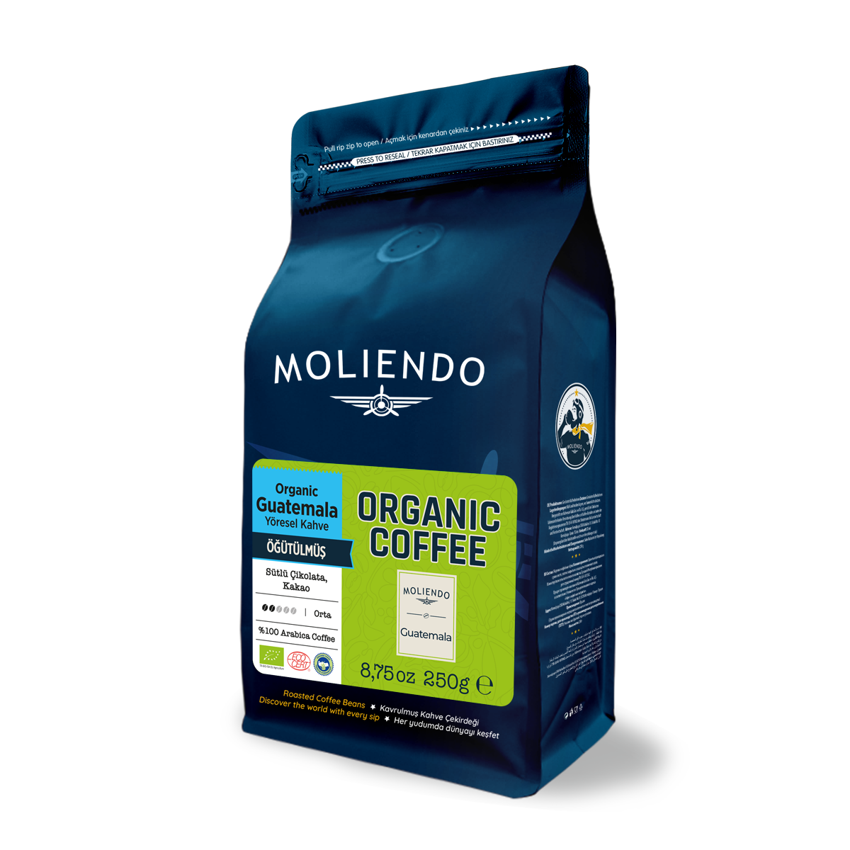 Moliendo Organic Guatemala SHB (Öğütülmüş) Yöresel Kahve 250 g