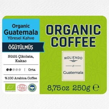 Moliendo Organic Guatemala SHB (Öğütülmüş) Yöresel Kahve 250 g