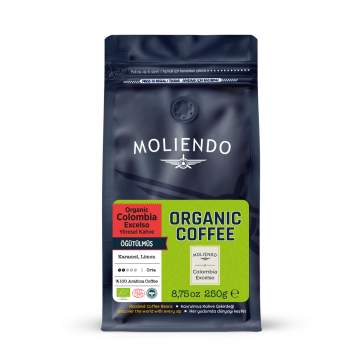 Moliendo Organic Colombia Excelso (Öğütülmüş) Yöresel Kahve 250 g