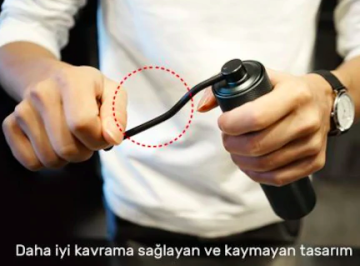 Timemore Slim S Titanyum Dişli Manuel Kahve Değirmeni