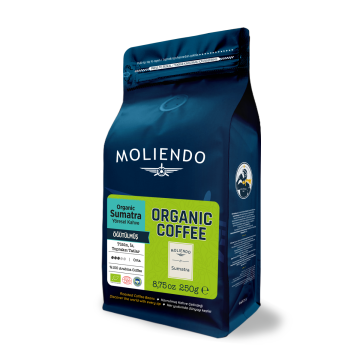 Moliendo Organic Indonesia Sumatra (Öğütülmüş) Yöresel Kahve 250 g 