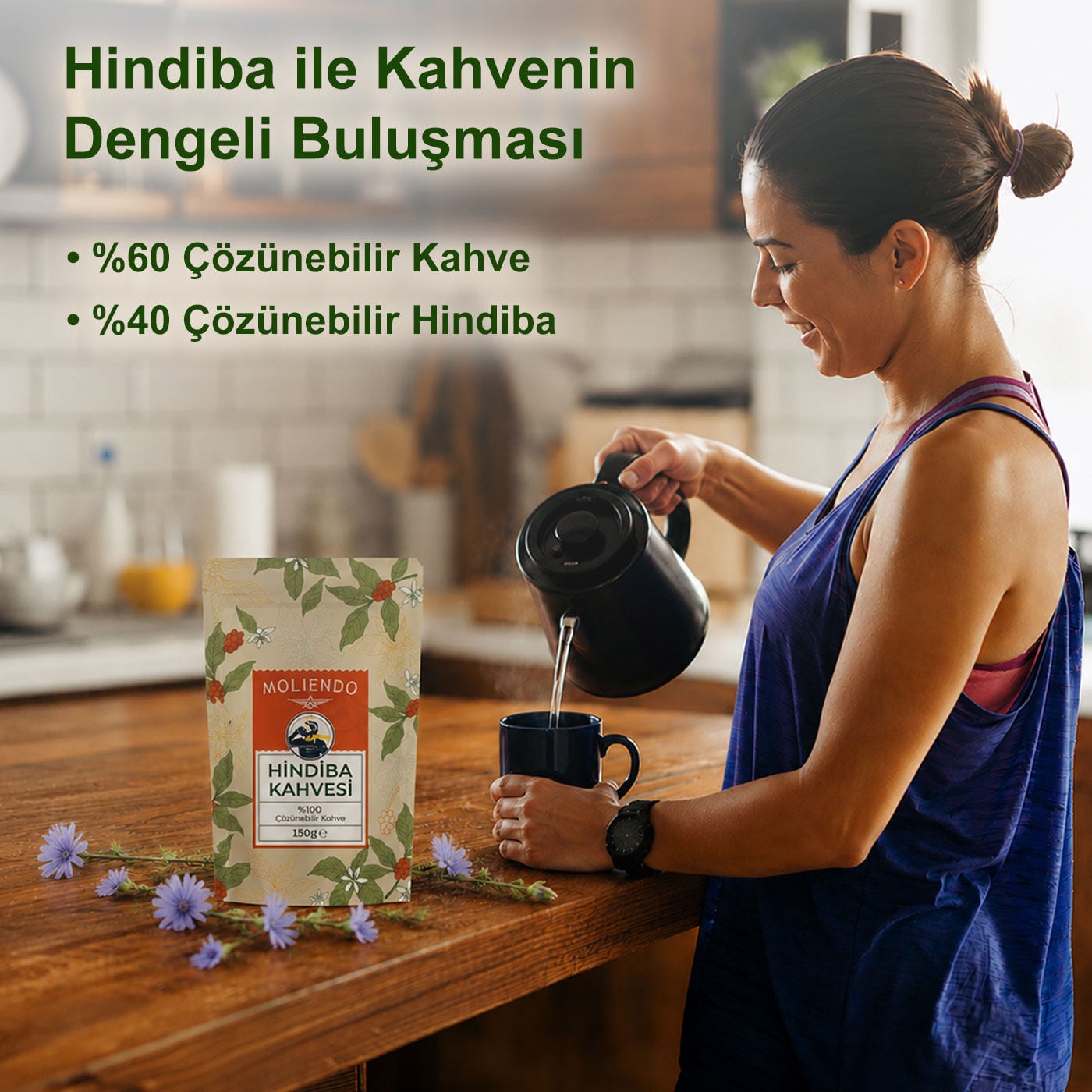 Moliendo Hindiba Kahvesi (Çözünebilir Kahve) 150 gr