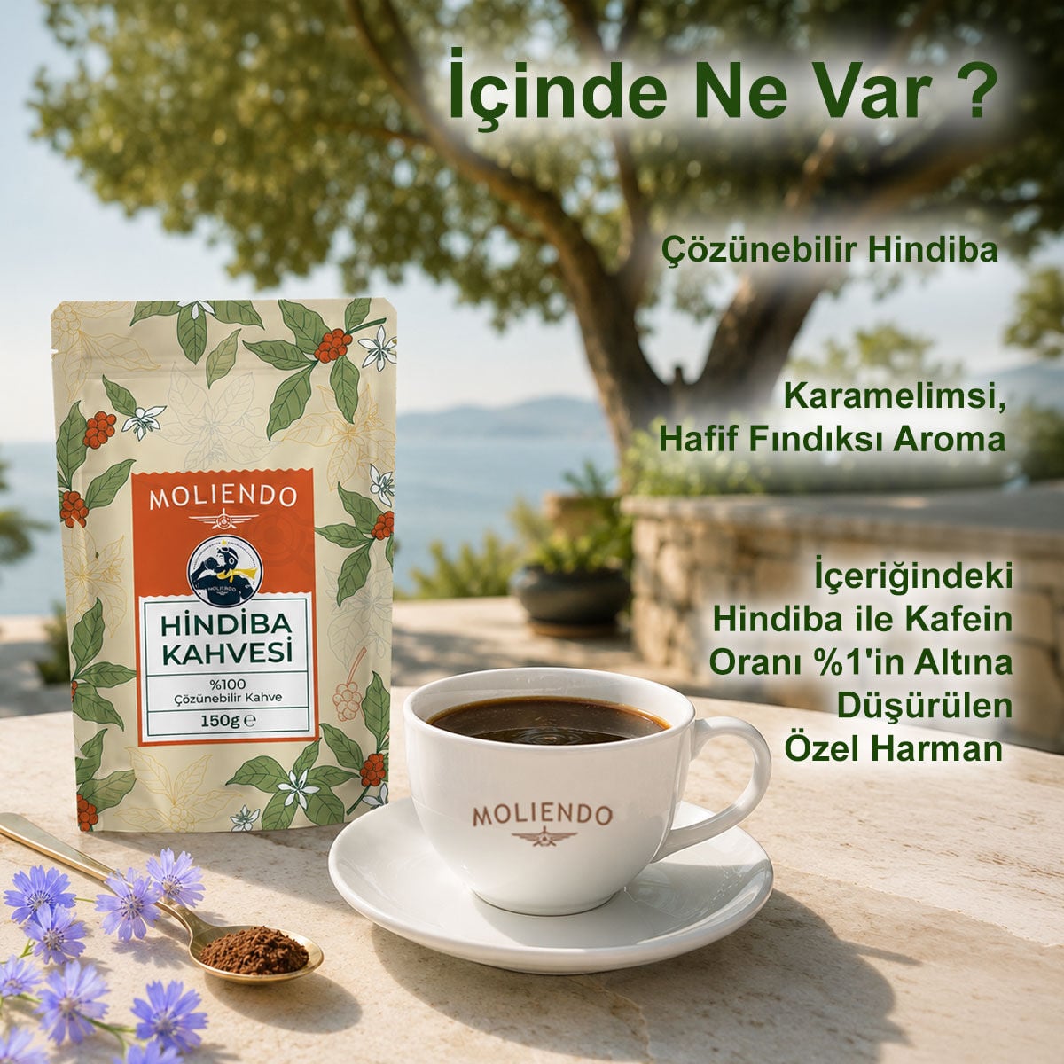 Moliendo Hindiba Kahvesi (Çözünebilir Kahve) 150 gr