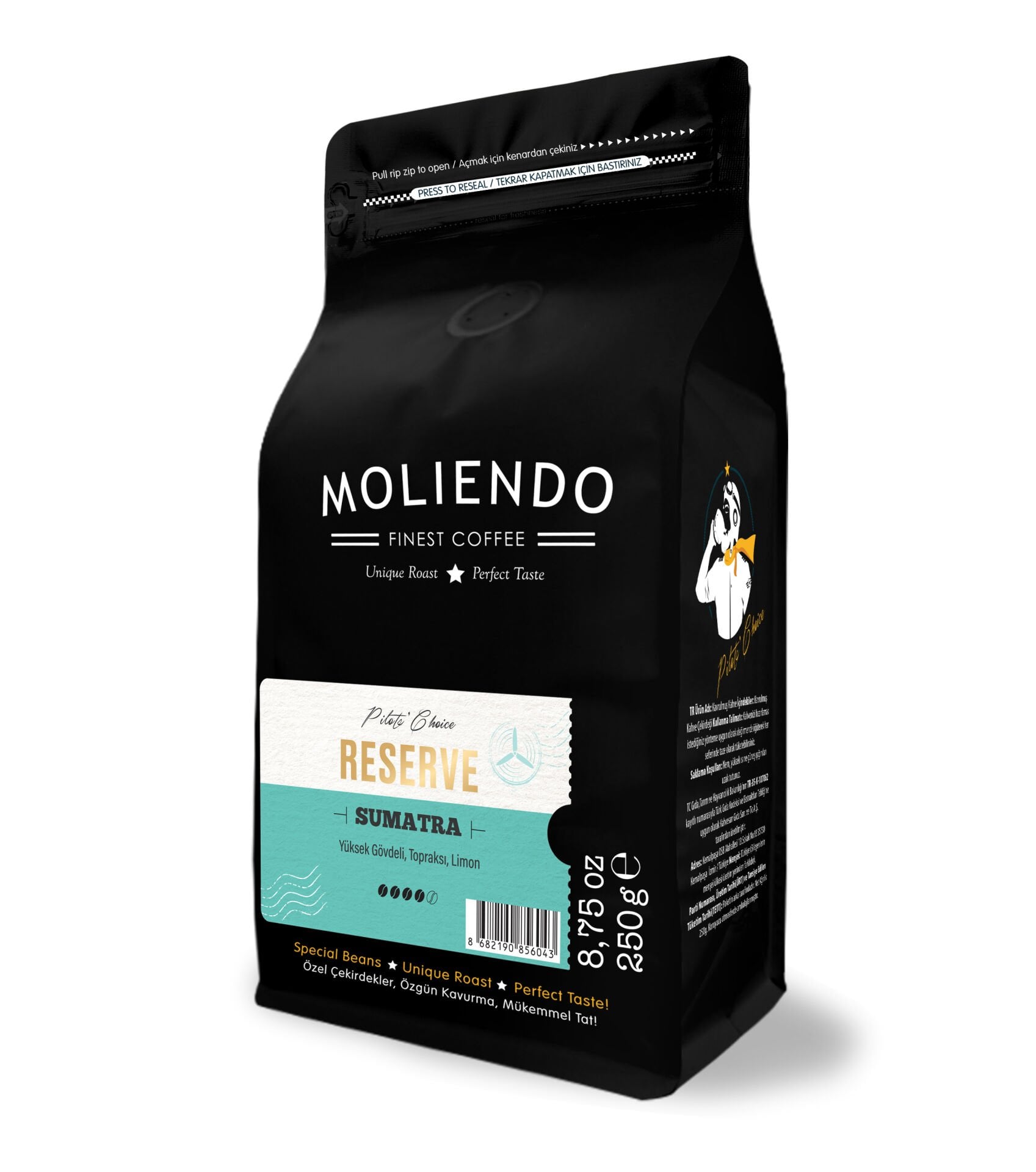 Moliendo Reserve Sumatra Yöresel Kahve 250 g