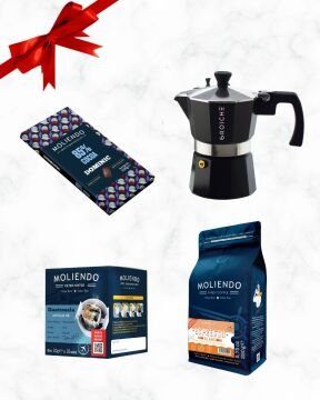 Moliendo Moka Pot Hediye Seti