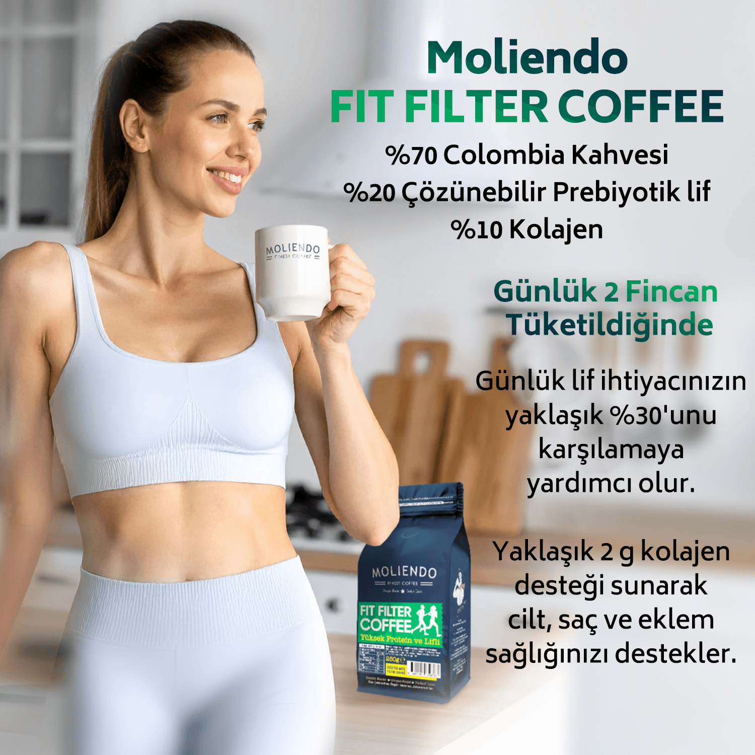 Moliendo Fit Filtre Öğütülmüş Kahve 250 g