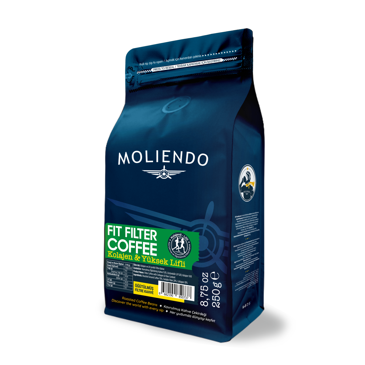 Moliendo Fit Filtre Öğütülmüş Kahve 250 g