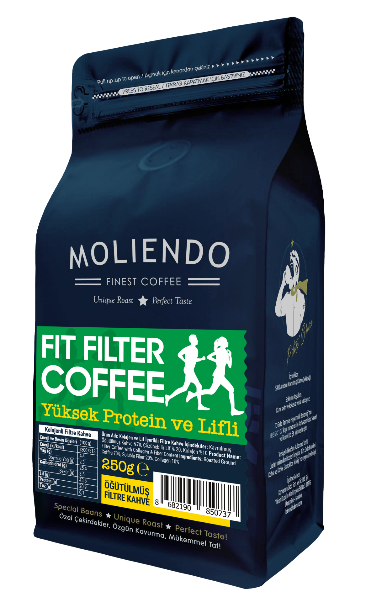 Moliendo Fit Filtre Öğütülmüş Kahve 250 g