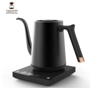 Timemore Fish Pour-Over Elektrikli Isı Ayarlı Kettle Siyah 600 ML