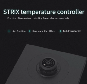 Timemore Fish Pour-Over Elektrikli Isı Ayarlı Kettle Siyah 600 ML