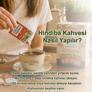 Moliendo Hindiba Kahvesi 60 Tek İçimlik Paket 120 g