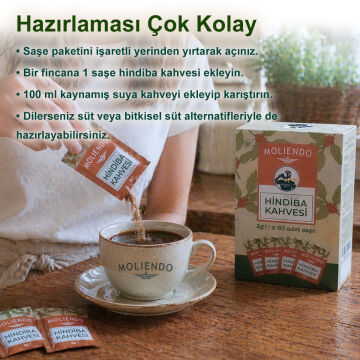 Moliendo Hindiba Kahvesi 60 Tek İçimlik Paket 120 g