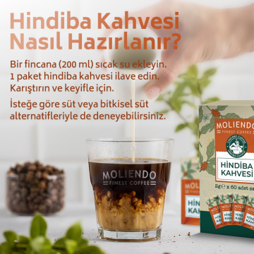 Moliendo Hindiba Kahvesi 60 Tek İçimlik Paket 120 g