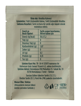 Moliendo Hindiba Kahvesi 60 Tek İçimlik Paket 120 g