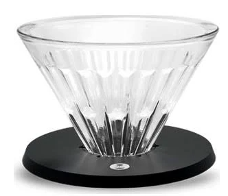 Timemore Cam V60 Dripper Crystal Eye 02 4 Fincan Siyah Tabanlı
