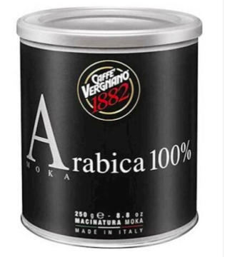 Caffe Vergnano Arabica Moka Öğütülmüş Kahve (250 g)