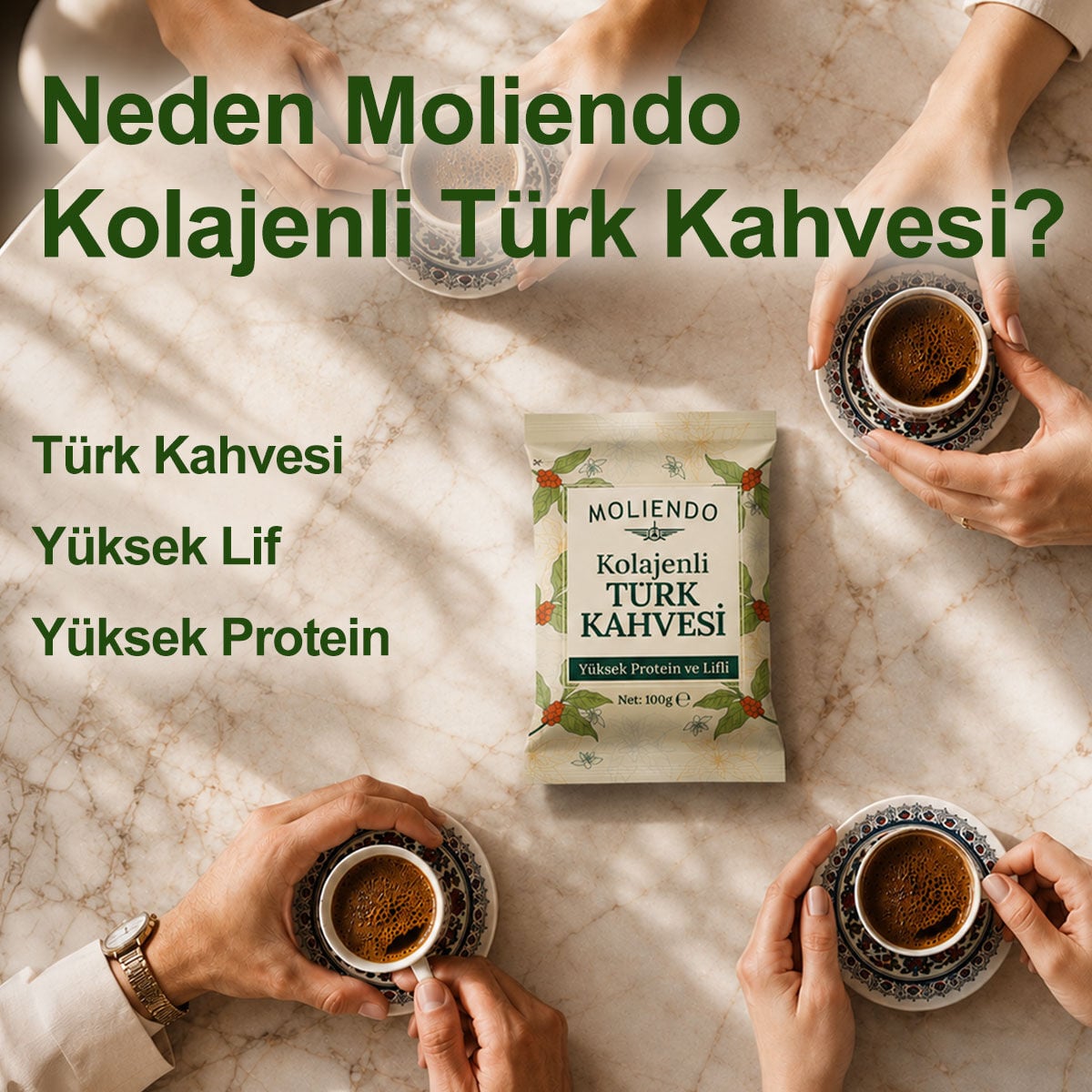 Moliendo Kolajenli Türk Kahvesi 100 g