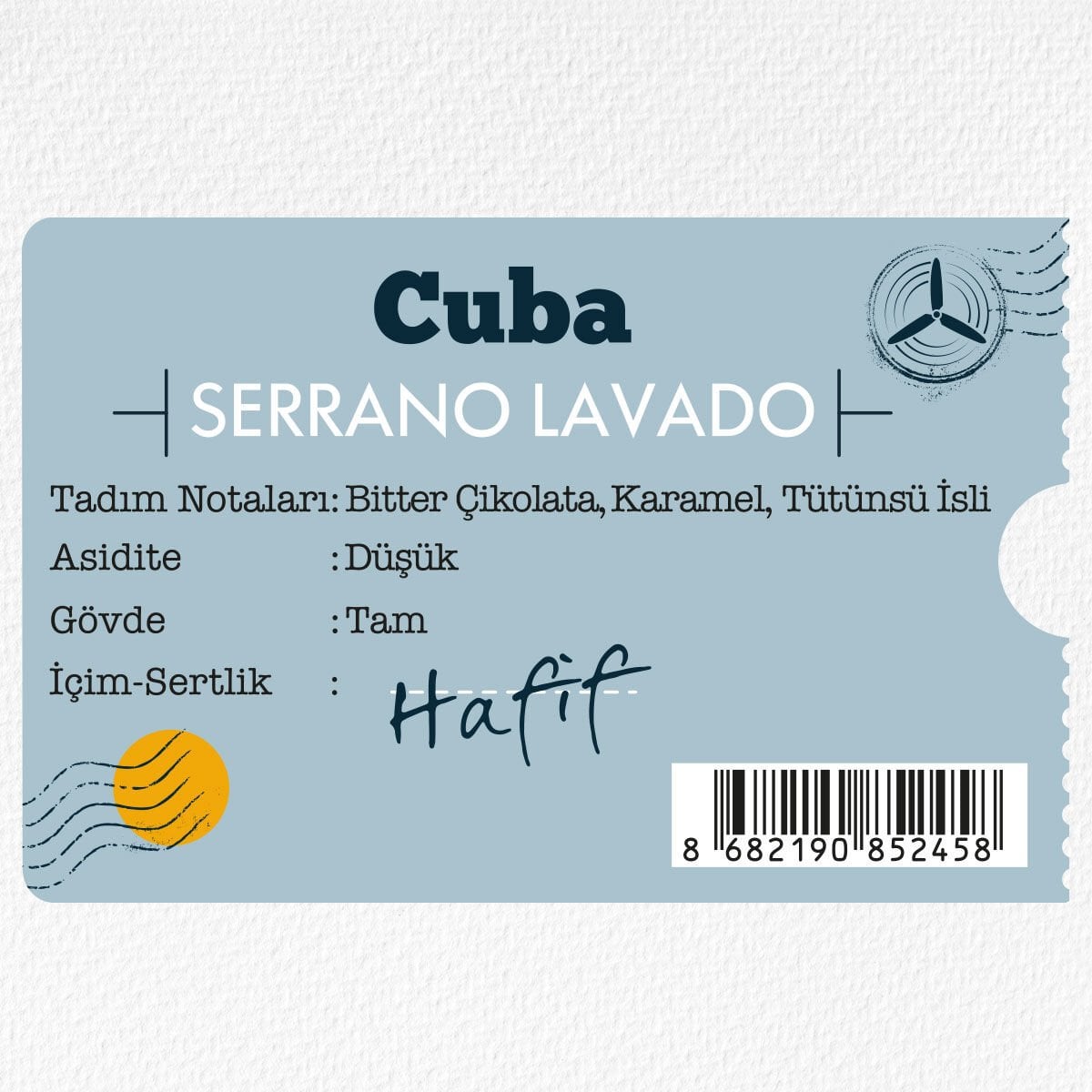 Moliendo Cuba Serrano Lavado Yöresel Kahve 4 X 250 gr.