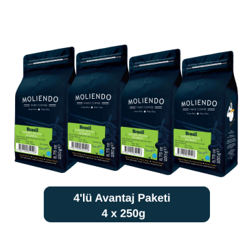 Moliendo Brasil Fazenda Yellow Bourbon Yöresel Kahve 250 gr.