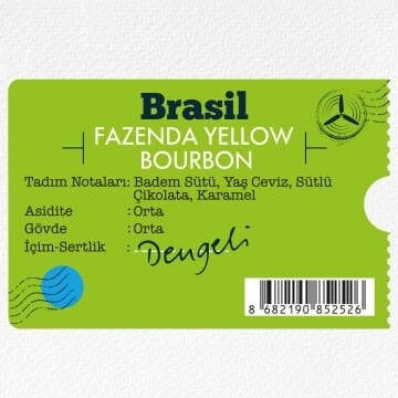 Moliendo Brasil Fazenda Yellow Bourbon Yöresel Kahve 4 X 250 gr.