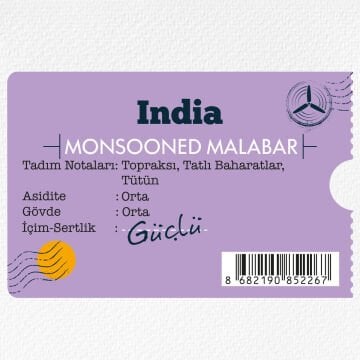 Moliendo India Monsooned Malabar Yöresel Kahve 4 X 250 gr.
