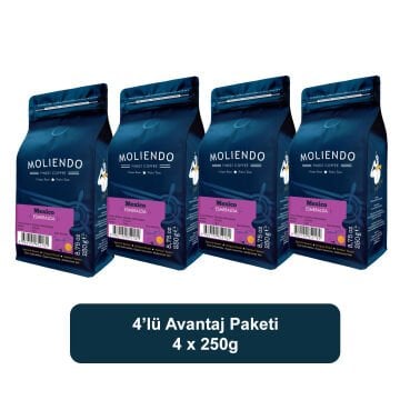 Moliendo Mexico Esmeralda Yöresel Kahve 4 X 250 gr.