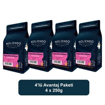 Moliendo Papua New Guinea Sigri AA Yöresel Kahve 4 X 250 gr.