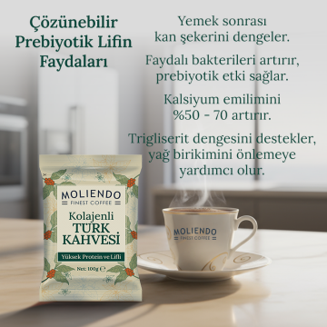 Moliendo Kolajenli Türk Kahvesi 100 g 3'lü Avantaj Paketi