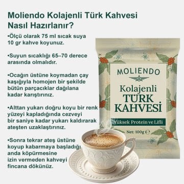 Moliendo Kolajenli Türk Kahvesi 100 g 3'lü Avantaj Paketi