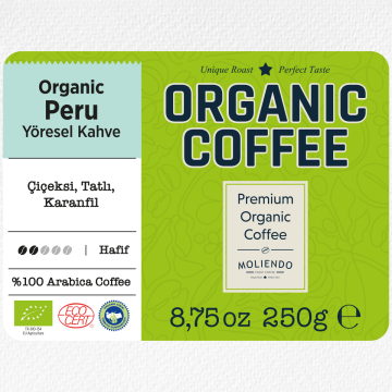 Moliendo Organic Peru (Çekirdek) Yöresel Kahve 250 g