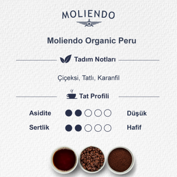 Moliendo Organic Peru (Çekirdek) Yöresel Kahve 250 g