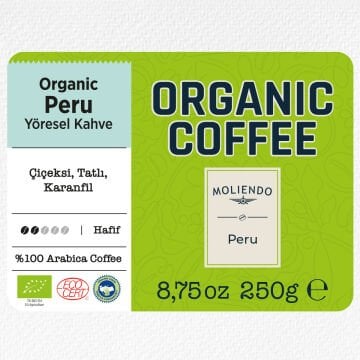 Moliendo Organic Peru (Çekirdek) Yöresel Kahve 250 g
