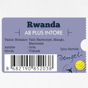 Moliendo Rwanda AB Plus Intore Yöresel Kahve 4 X 250 gr.